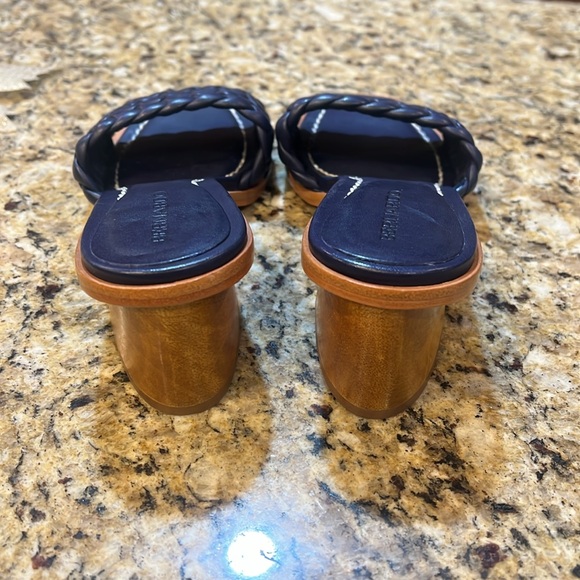 Bernardo Leather Wood Sandals - Picture 2 of 10